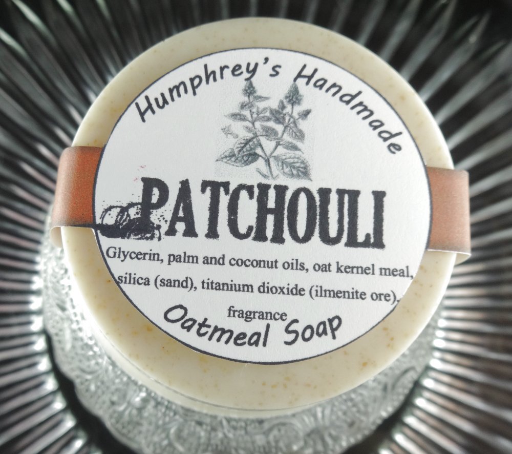 YOU CHOOSE SCENT Handmade Oatmeal Soap Puck, Exfoliating Moisturizing Mechanics