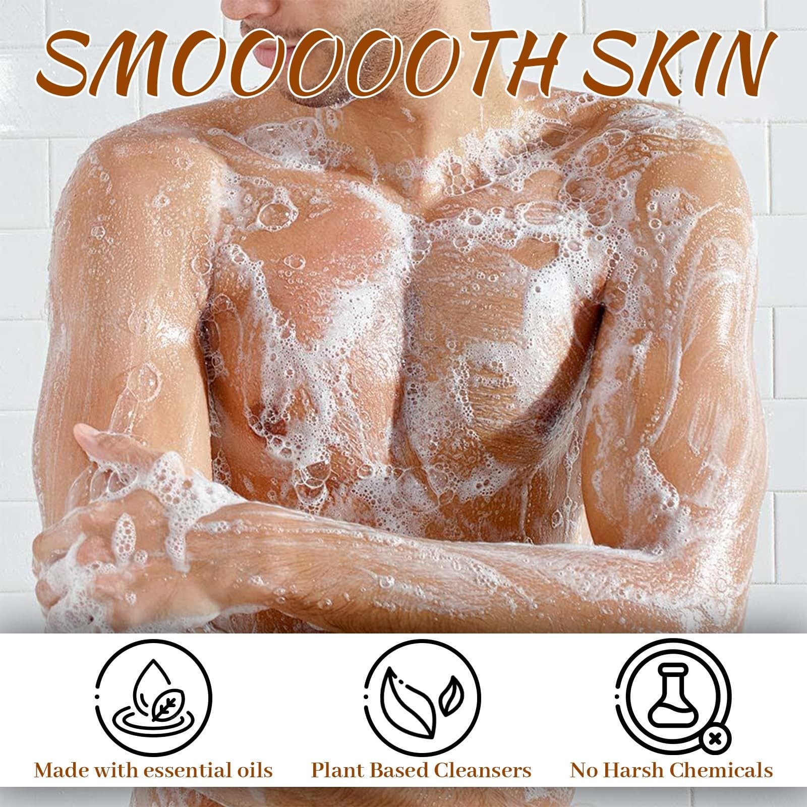 3 PCS Sandalwood Soap, Natural Exfoliating 4in1 Hair, 3.53 Ounce (Pack of 3)