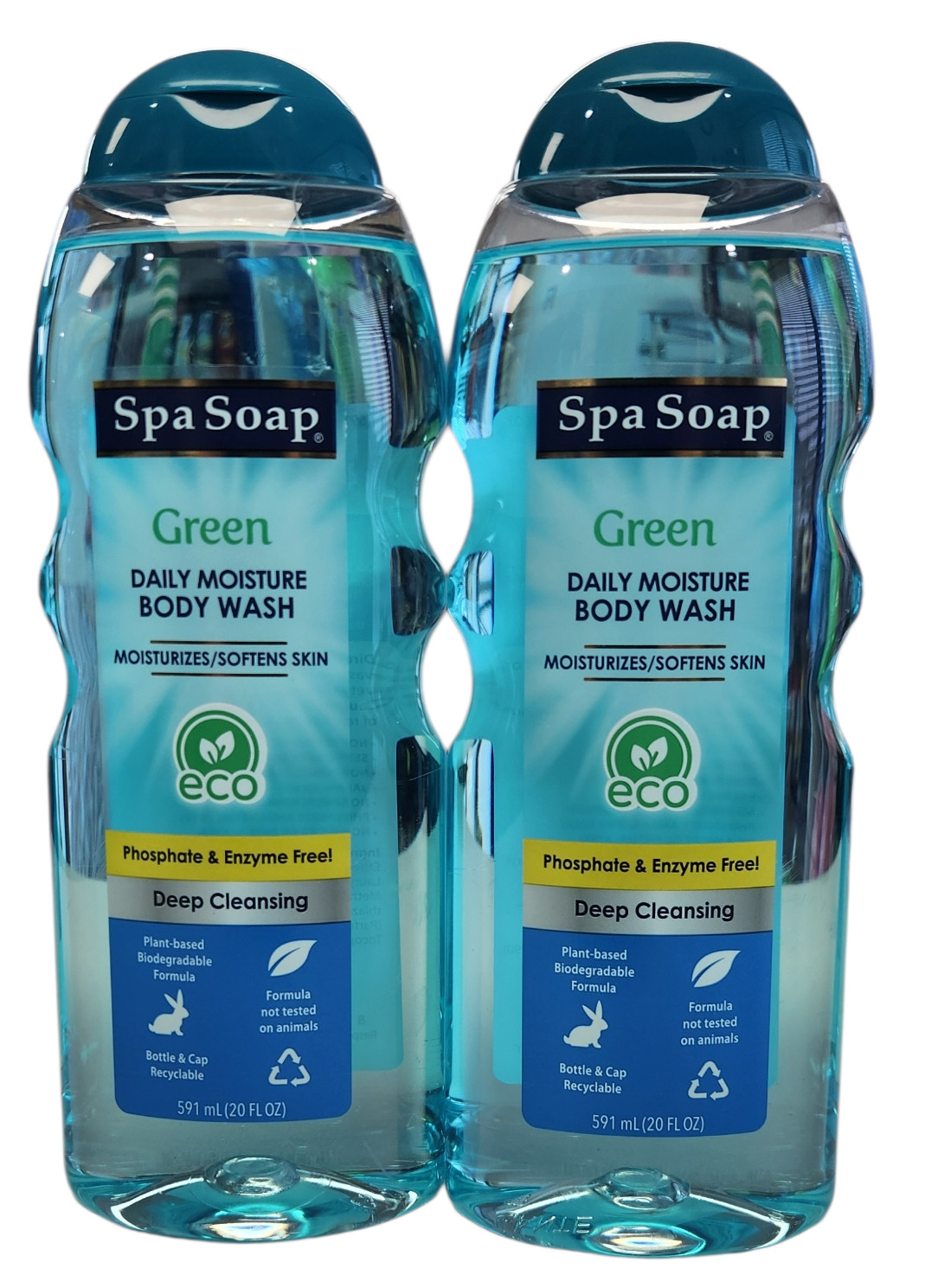 Spa Soap Moisturizing And Deep Cleaning Parfum Body Wash 20 OZ-2 PACK