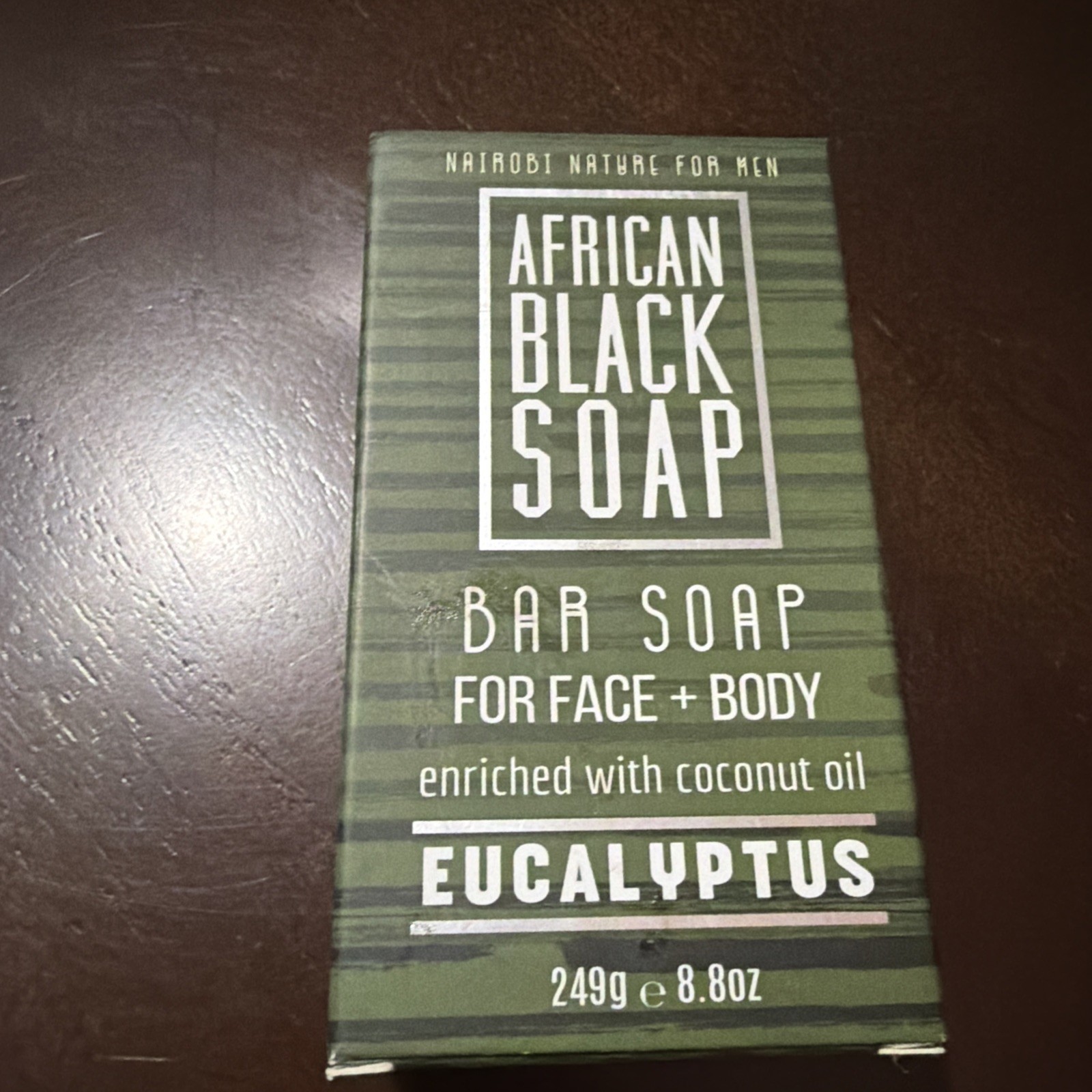 Men’s Face Beard Body Bar Soap Nairobi Nature For Men W/ Coconut Oil Eucalyptus