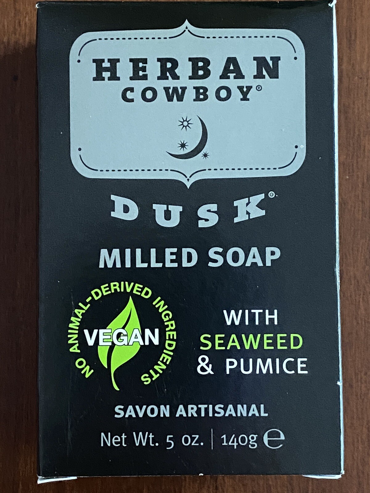 10 Pack HERBAN COWBOY Milled Bar Soap DUSK 5 oz Seaweed & Pumice & Black Walnut