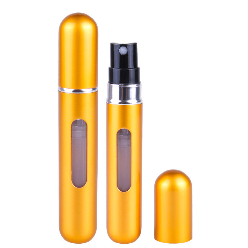 5/8ML Mini Refillable Perfume Atomizer Bottle Travel Portable Spray Pump Case US