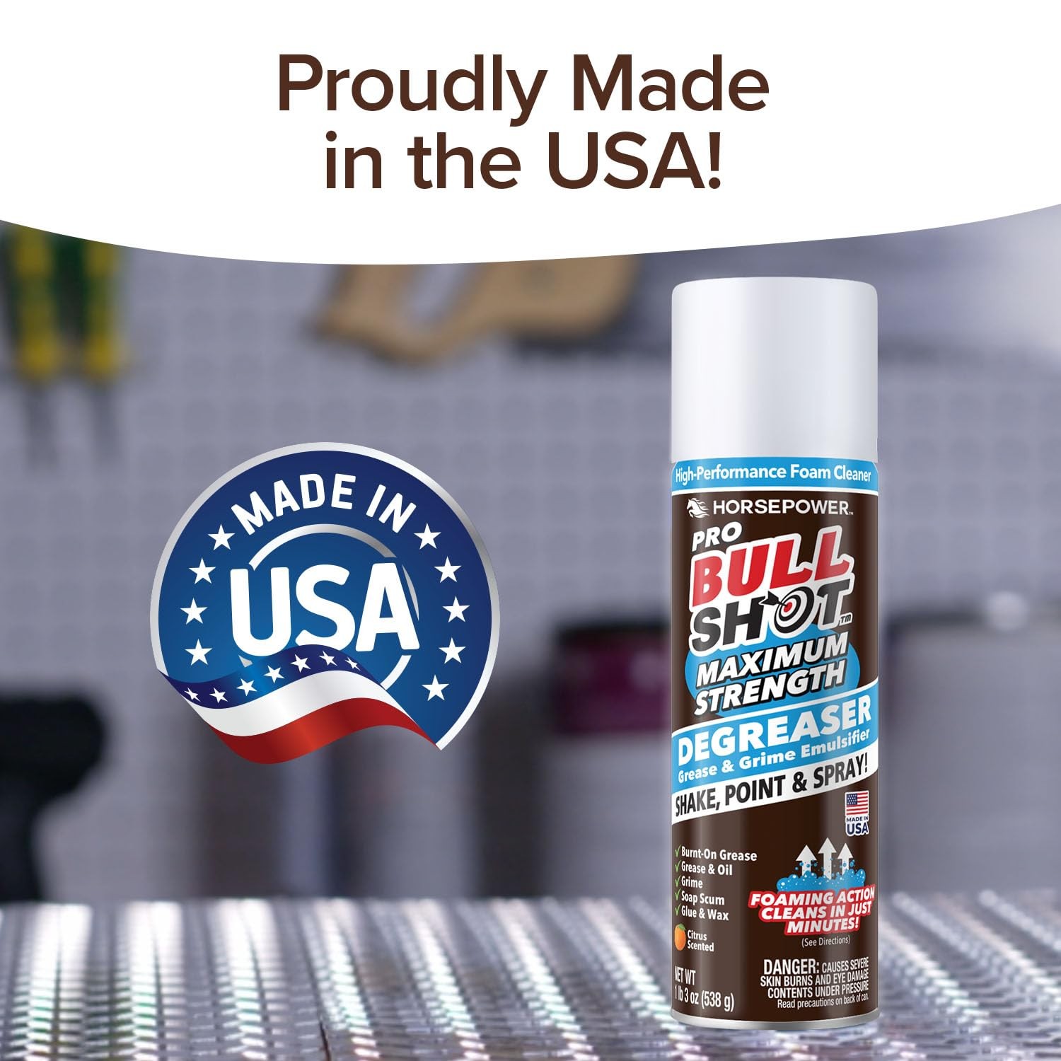 Bull Shot Degreaser Pro MAX Super-Concentrated Foaming Cleaner AS Degreaser