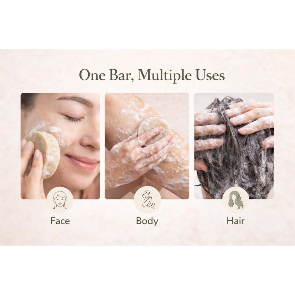 Natural Laurel Soap – Antioxidant Skin Cleanser & Pore Tightening Bar – Leave…