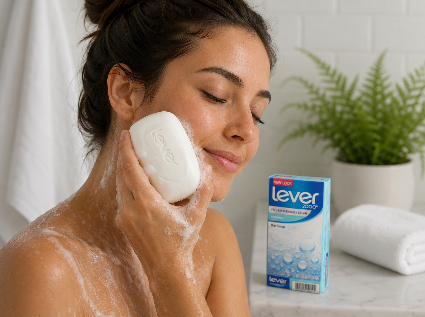 Lever 2000 Original Bar Soap 3.75oz Pack of 3 Refreshingly Clean Face Body Wash