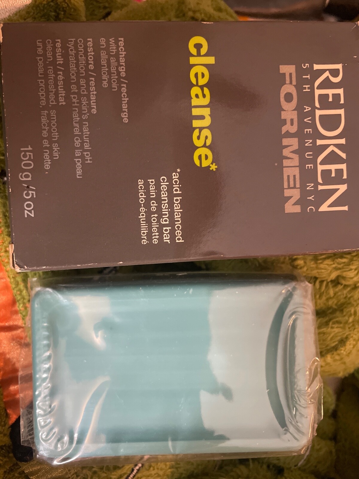 Redken for Men Cleanse Acid Balanced Cleansing Bar 5 oz New Sealed 1 Bar