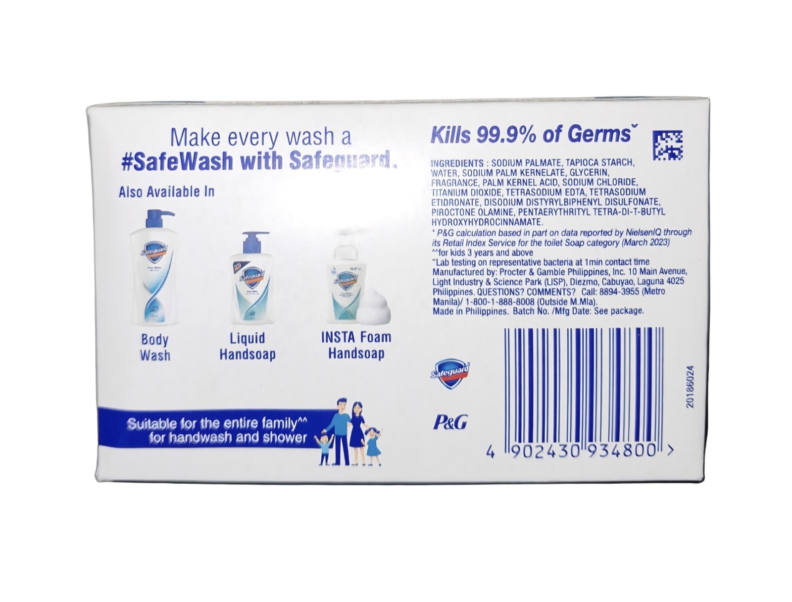 💙 SAFEGUARD (4.4 Oz) ⚪️🫧 ●FAMILY GERM PROTECTION● ⚪️🫧 Pure White Bar Soap 🫧.
