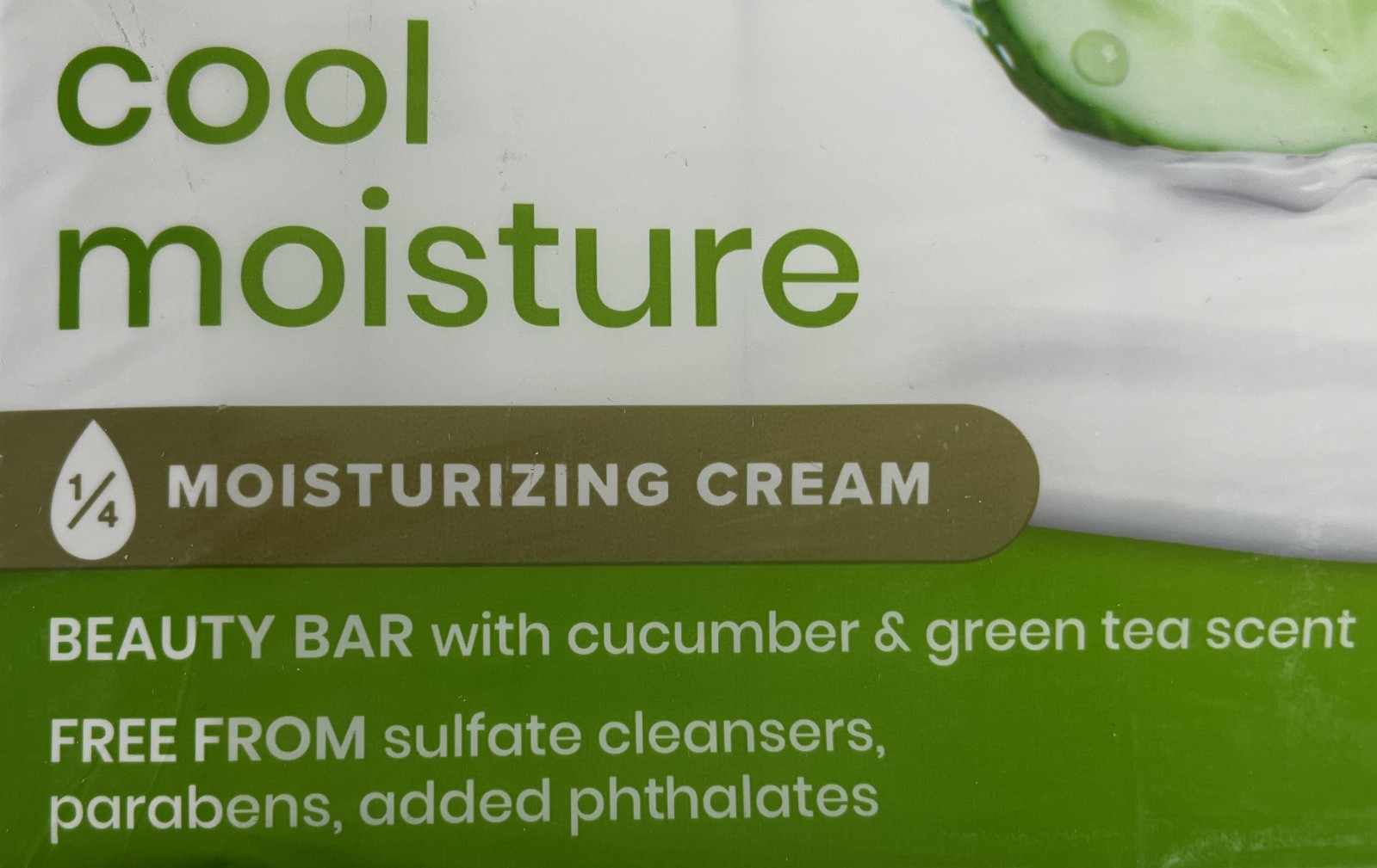 Dove Beauty Bar Cool Moisture, 3.75 each x 16 with cucumber and green tea scent
