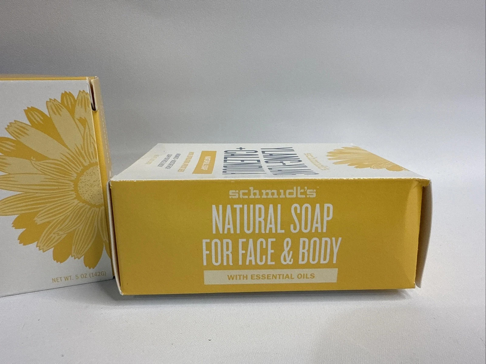 2 Pack Schmidt’s Ylang-Ylang Calendula Natural Soap Exfoliating Apricot 5 oz