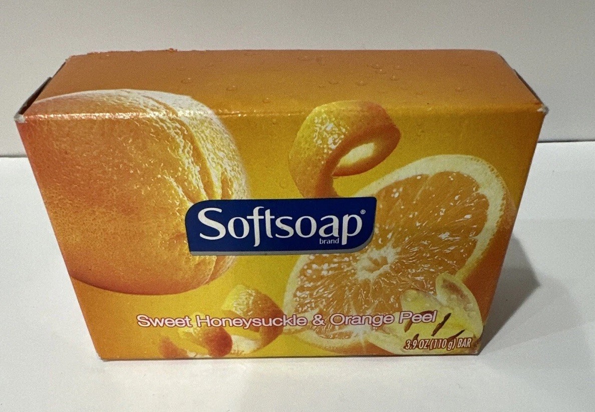 Softsoap Bar Soap Sweet Honeysuckle Orange Peel SingleFull Size Bar DISCONTINUED