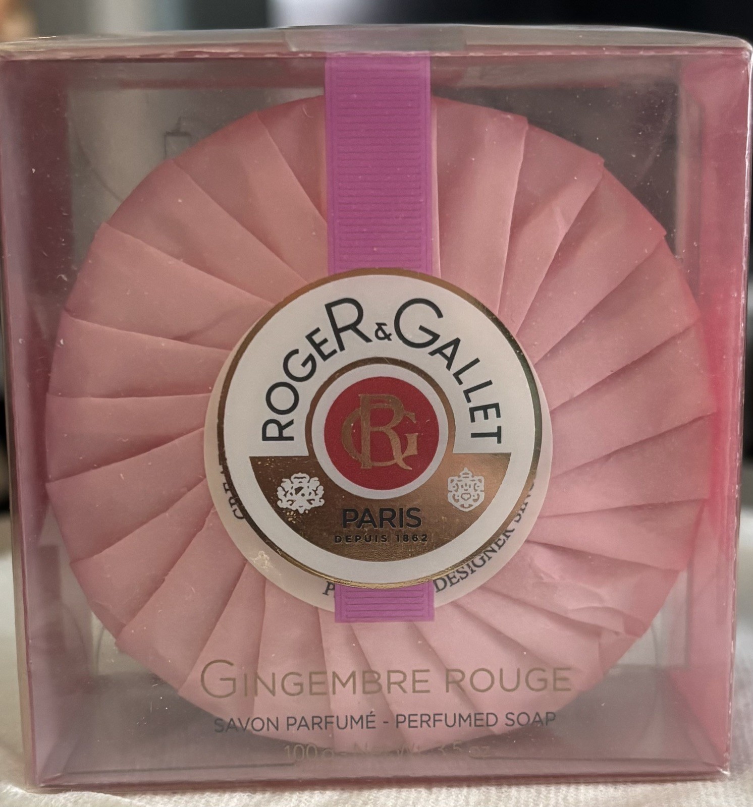Vintage Roger & Gallet Paris Fleur D’Amandier Almond Soap Bar Gift Soap NEW