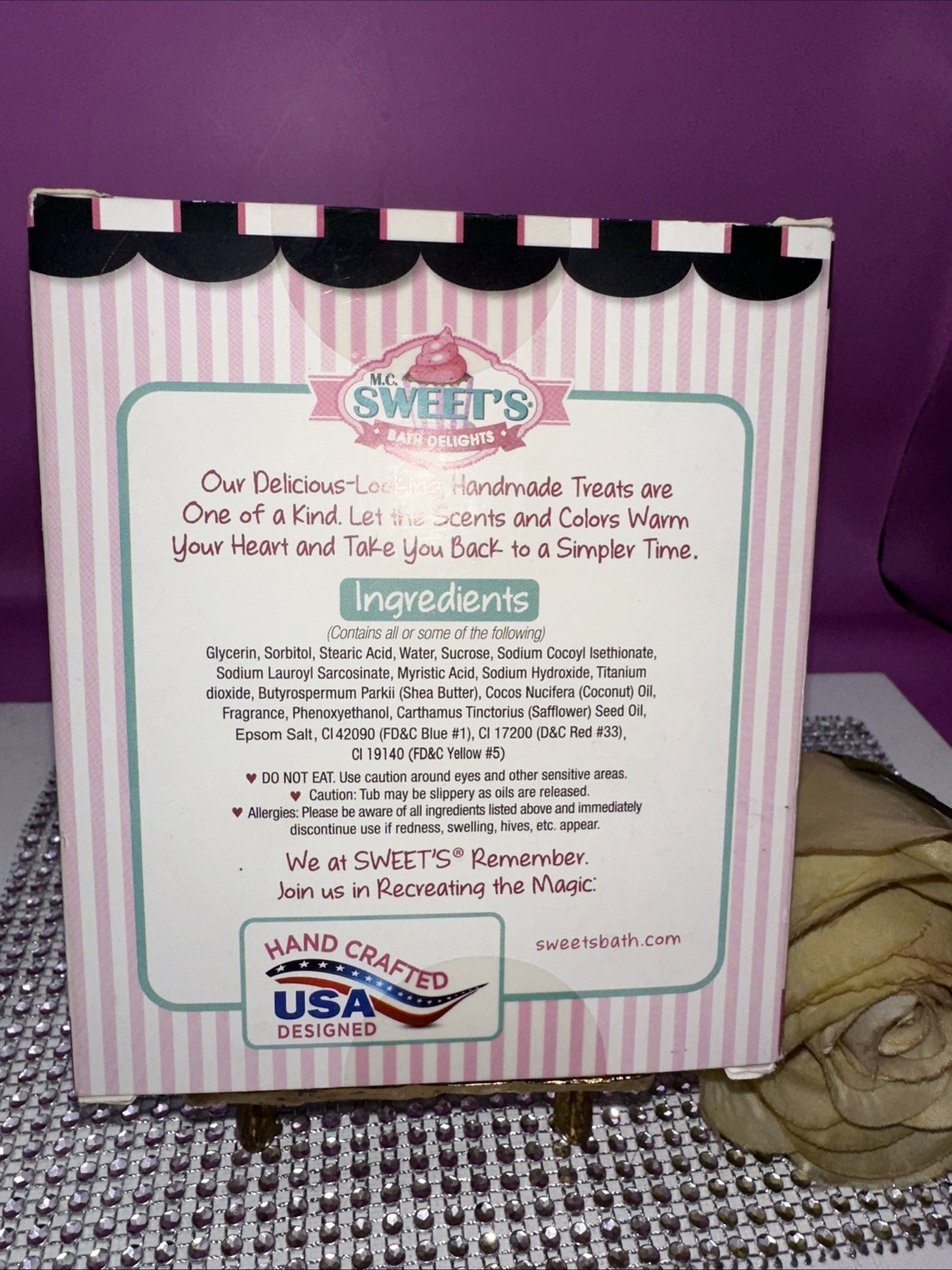 M.C. Sweets Bath Delights, Classic Donuts 🍩 Hand Crafted Soap 🧼 NEW USA
