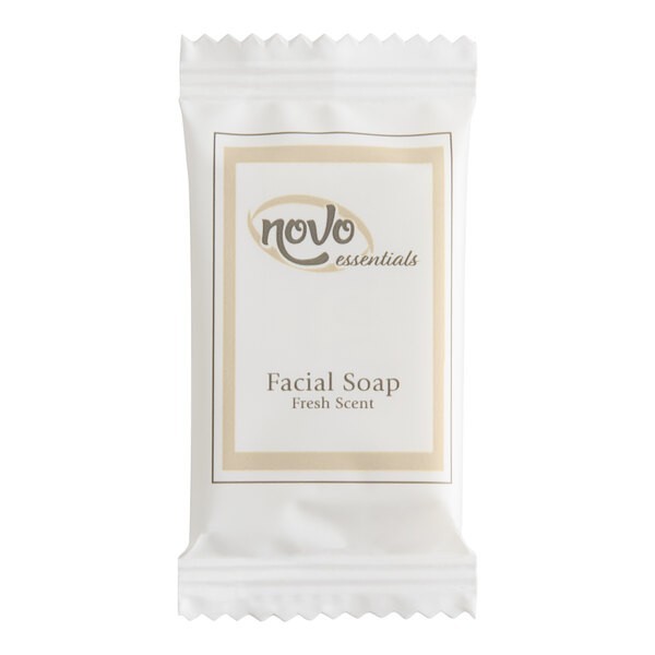 Novo Essentials Facial Soap Bars 0.4 oz 1000 Count Wrapped Hotel Motel Bulk