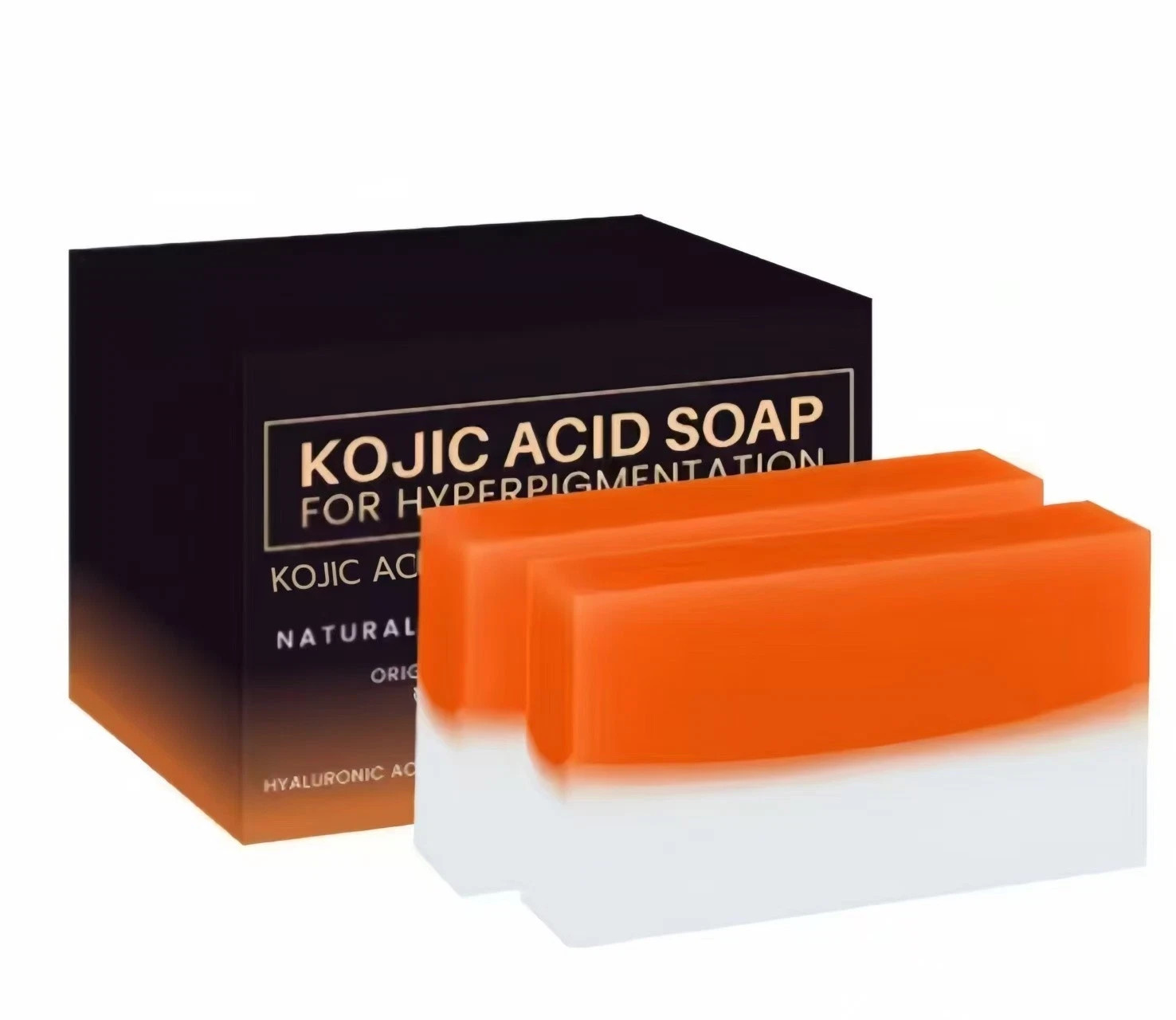 2 Pack Kojic Acid Soap Clean Facial Bar Brightening Skin Tone Fade Dark Spots US