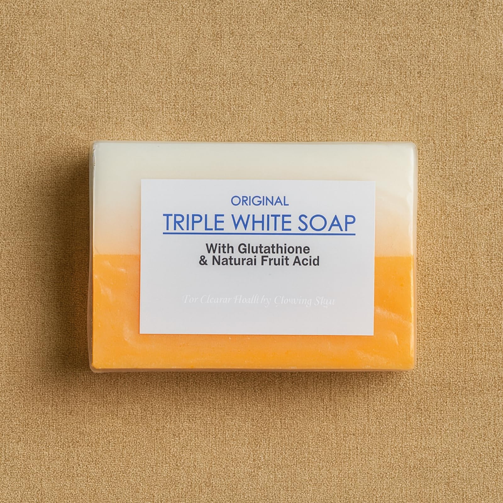 Triple White Soap w/ Kojic Placenta Glutathione & Natural Fruit Acid, 3 Bars