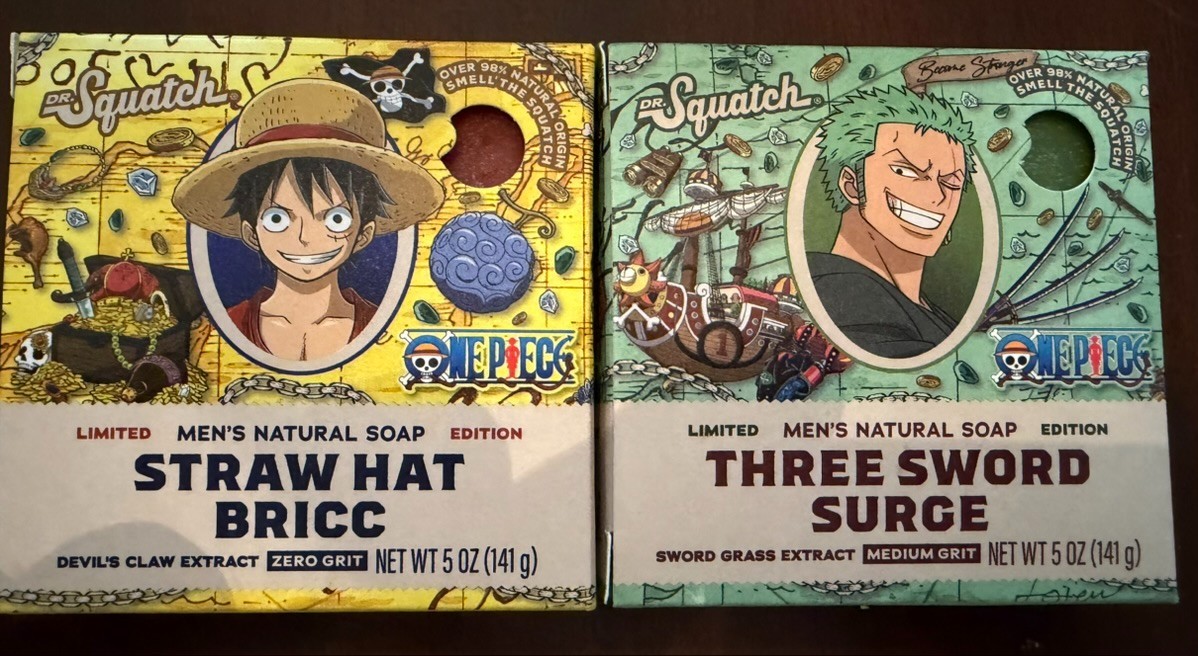 Dr. Squatch One Piece Limited Edition Men’s Bar Soap 2-Pack 5 oz