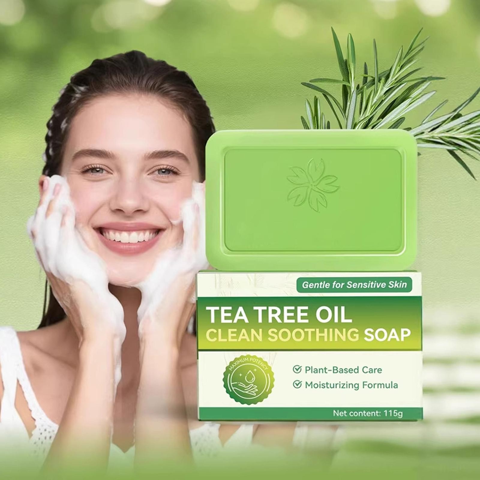 Veloma Soap Againstfungal Soap Relief Soap Bar –Body Wash Designed For Face Tea