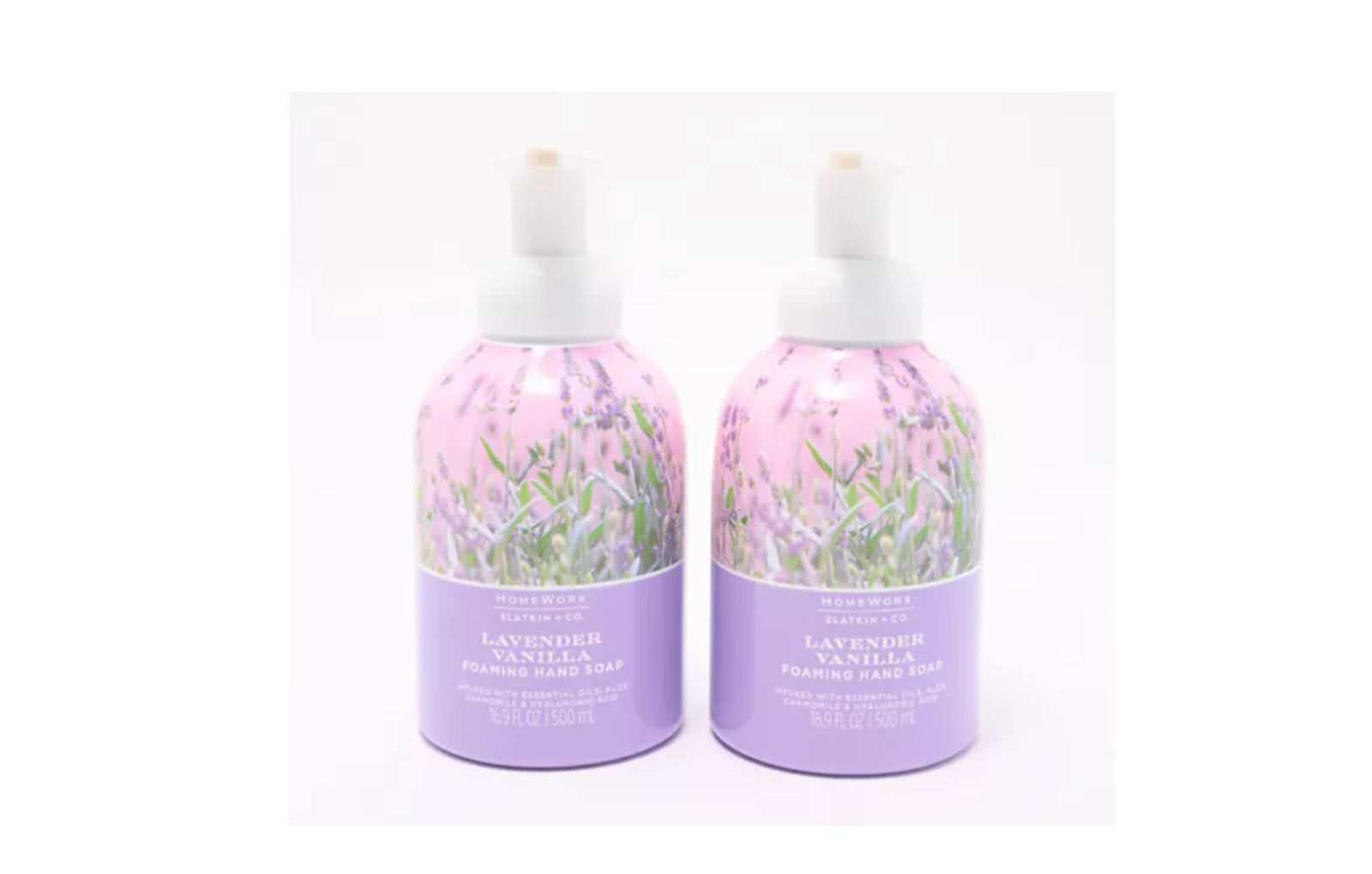 HomeWorx by Slatkin + Co. S/2 16oz Foaming Soaps