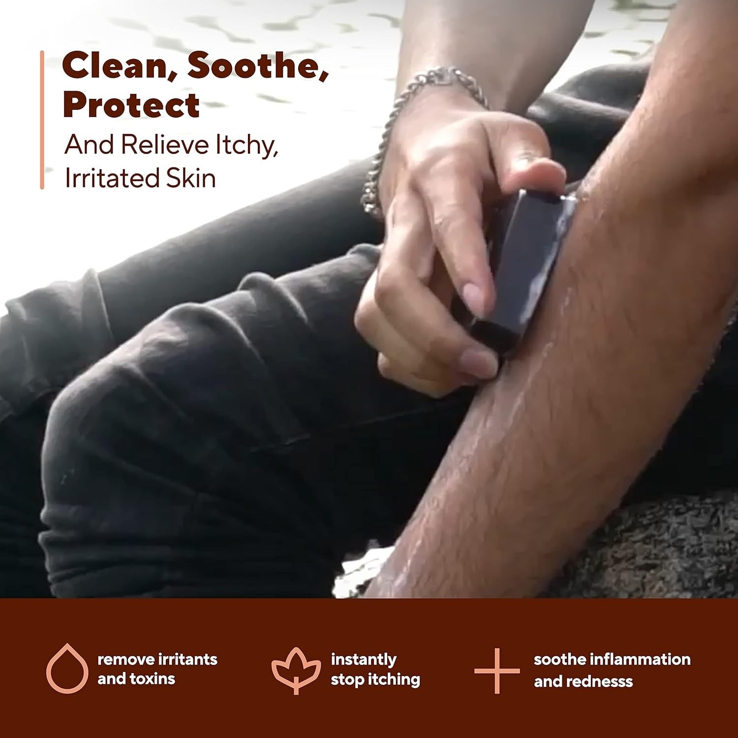 Natural Itch Relief Bar Soap: Heals Insect Bites Soothes Itches- Maries Original