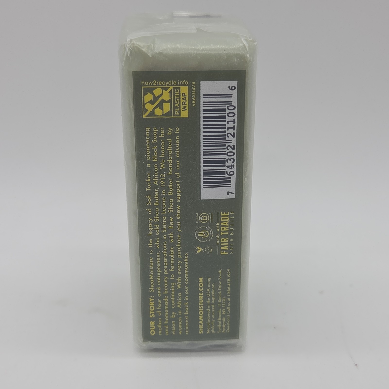 Shea Moisture Olive & Green Tea Shea Butter w Avocado Soap Bar Aging Skin 8oz