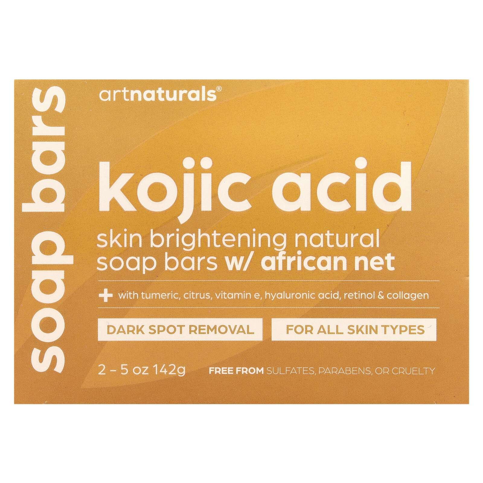 Kojic Acid Bar Soap, 2 Bars, 5 oz (142 g)