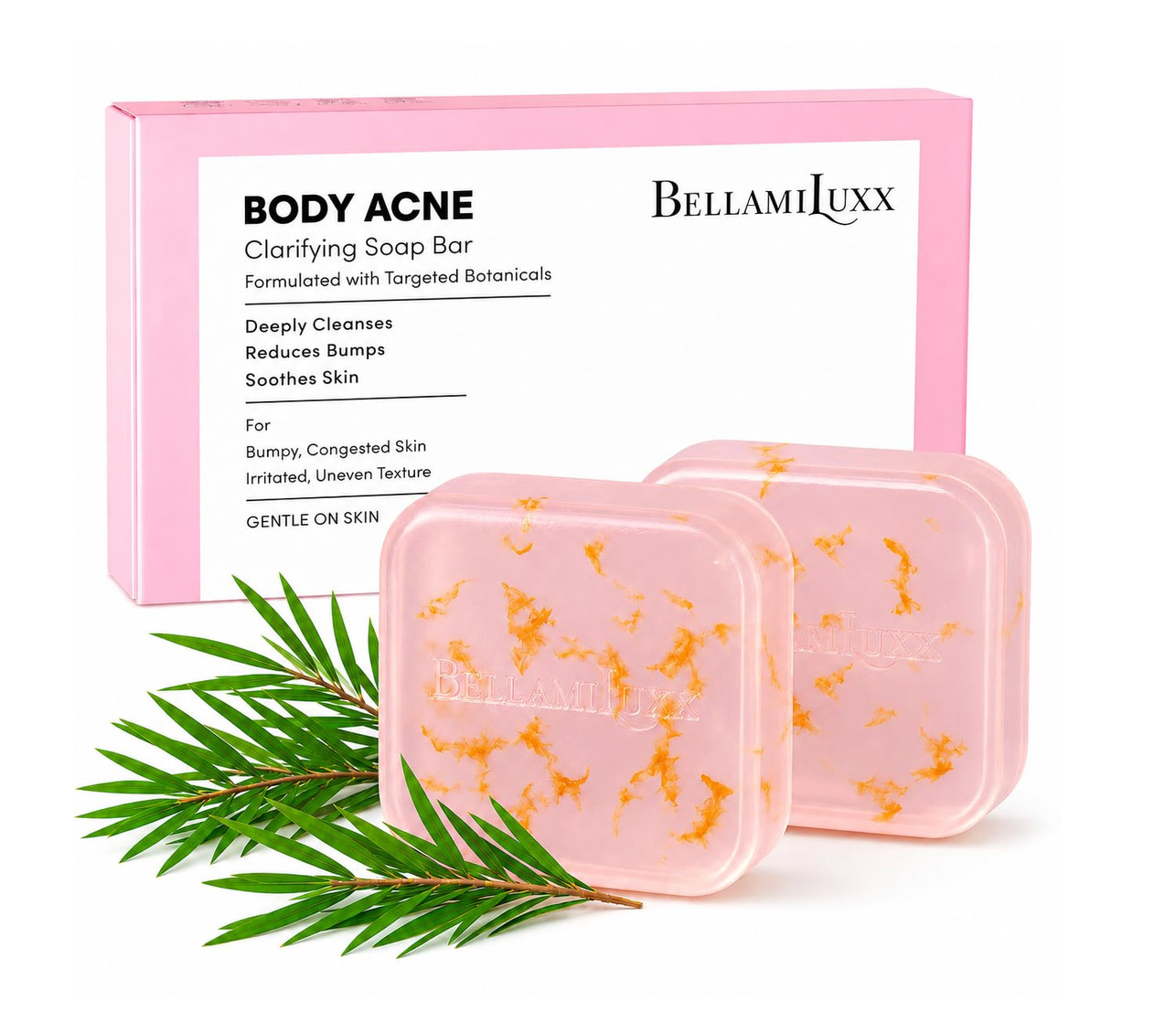 Body Acne Soap Bar Antibacterial Bar for Butt, Thighs, Back, Body Acne, NIB
