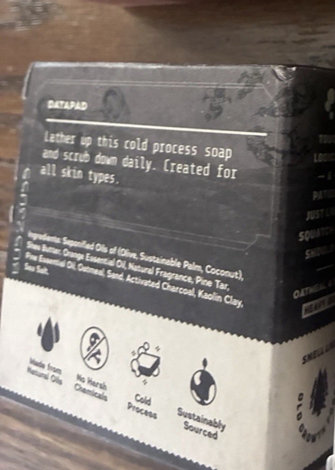 Dr Squatch Star Wars the Mandalorian Beskar Tar Force Fresh Scent soap