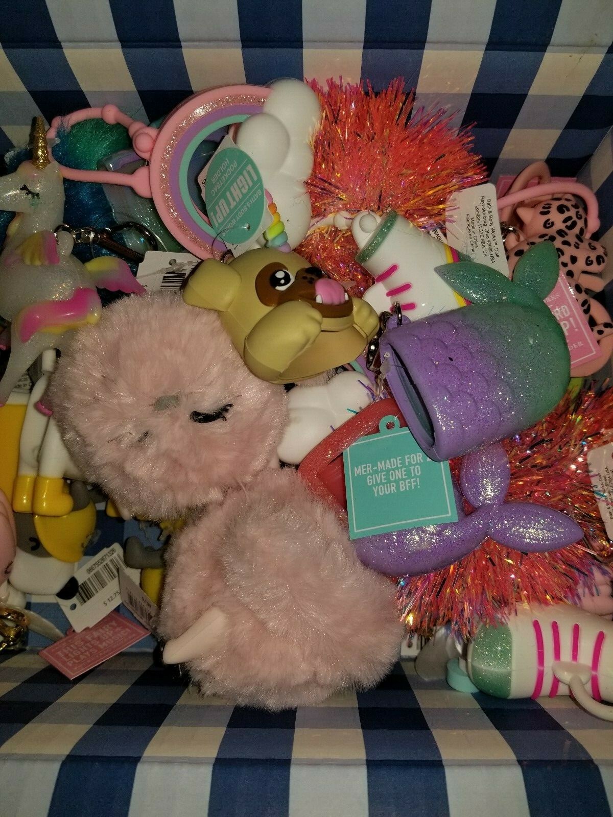 Bath & Body Works PocketBac Holder Pom/Light Up/Noise Making