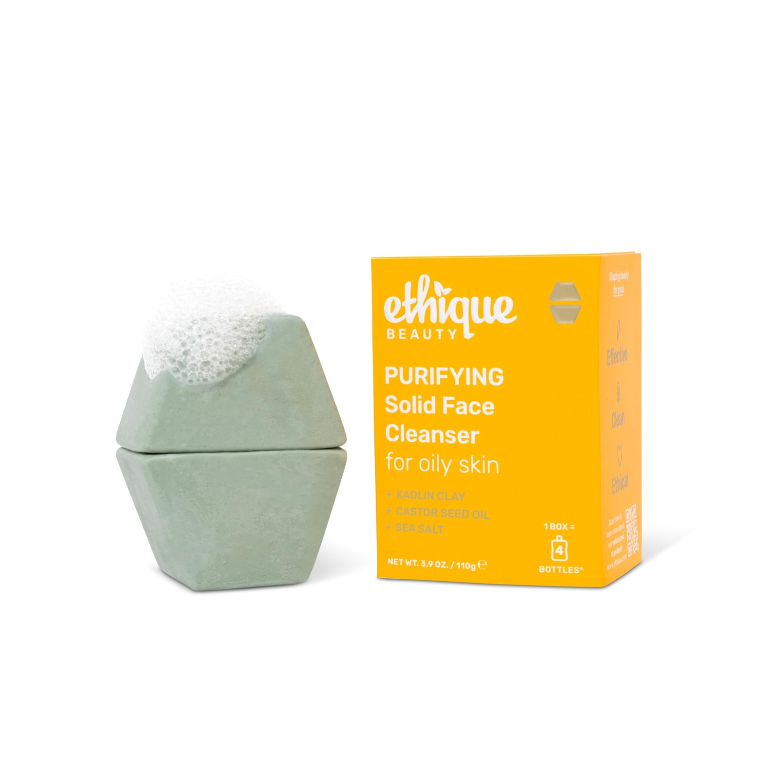Purifying – Solid Cleanser for Oily Skin -Vegan, Zero-Waste, Plastic-, Cruelt…
