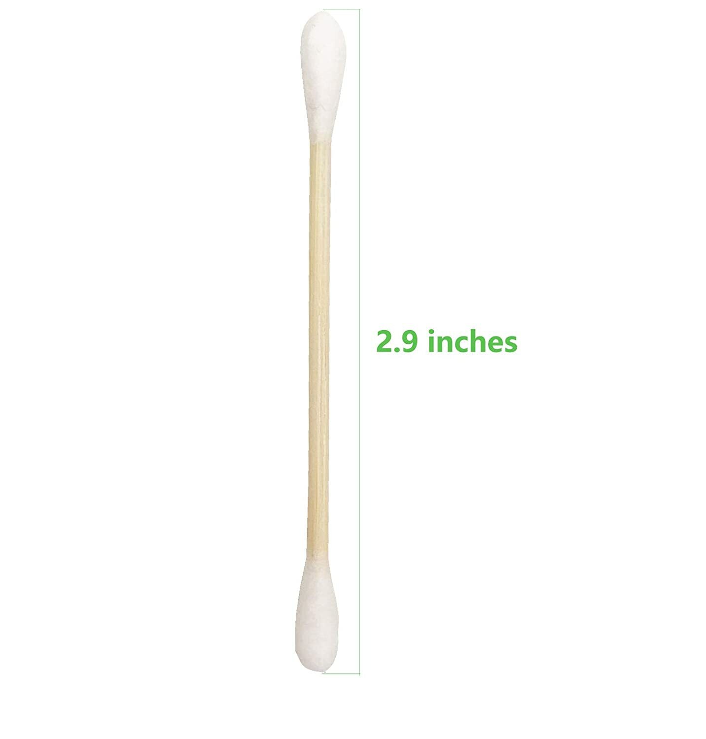 Wood Sticks Cotton Swabs 100% Cotton Tips Wooden Applicator Double Q Tip 800 Pcs