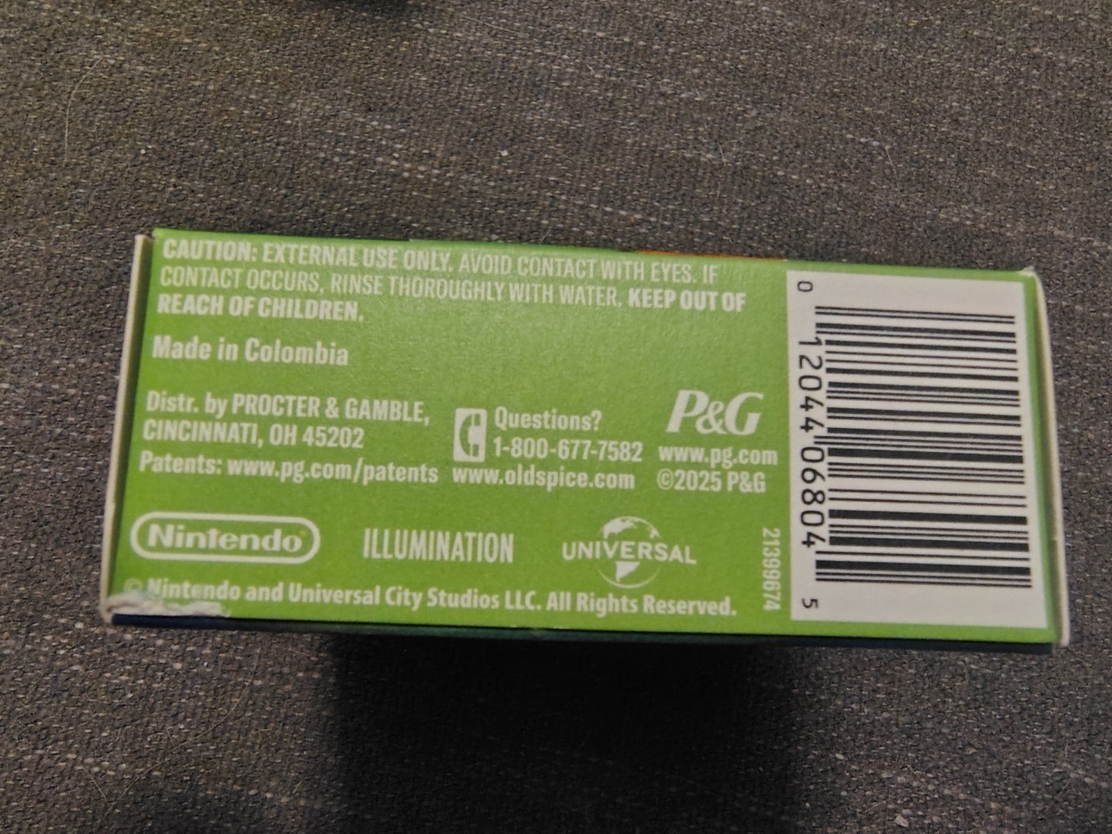 Old Spice Super Mario Galaxy Yoshi Soap Bar Brooklyn Bounce
