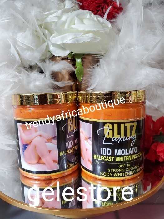 X 1 Improved Glitzluxury 10D Oshaprapra Molato HC Soap. 400g.Rich Aunty Soap🔥🔥