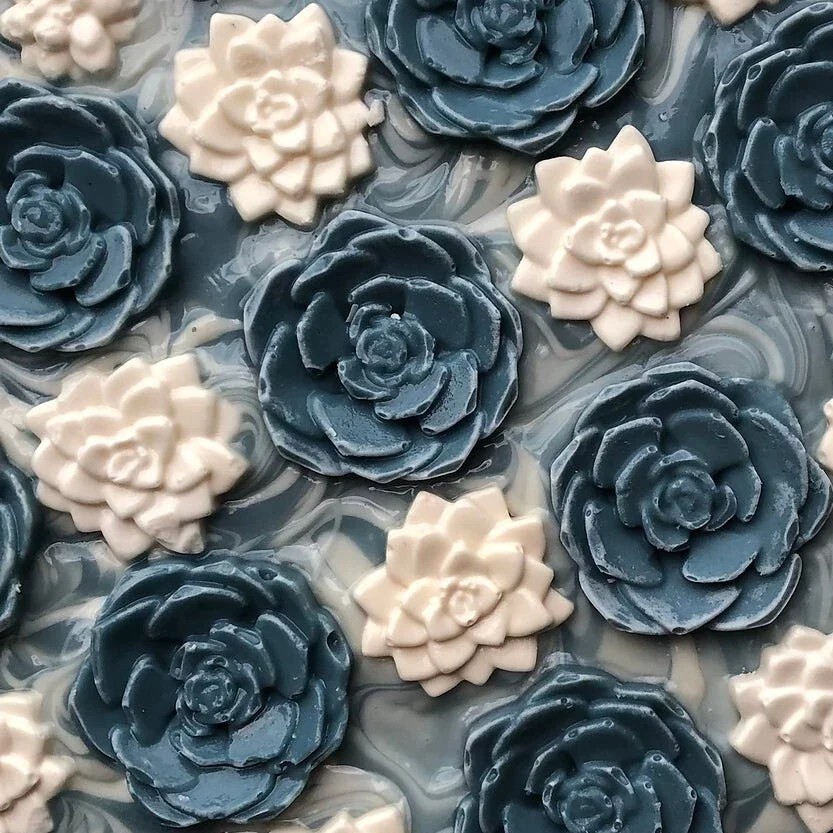 Gourmet Handmade Soap Bars – Winter Garden – Center Street Soap Co – 5 Count 