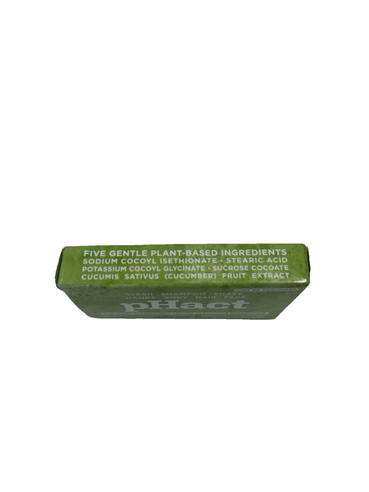 pHact Soap Free Natural Moisturizing Cleansing Bar Hint Of Cucumber Travel Bar