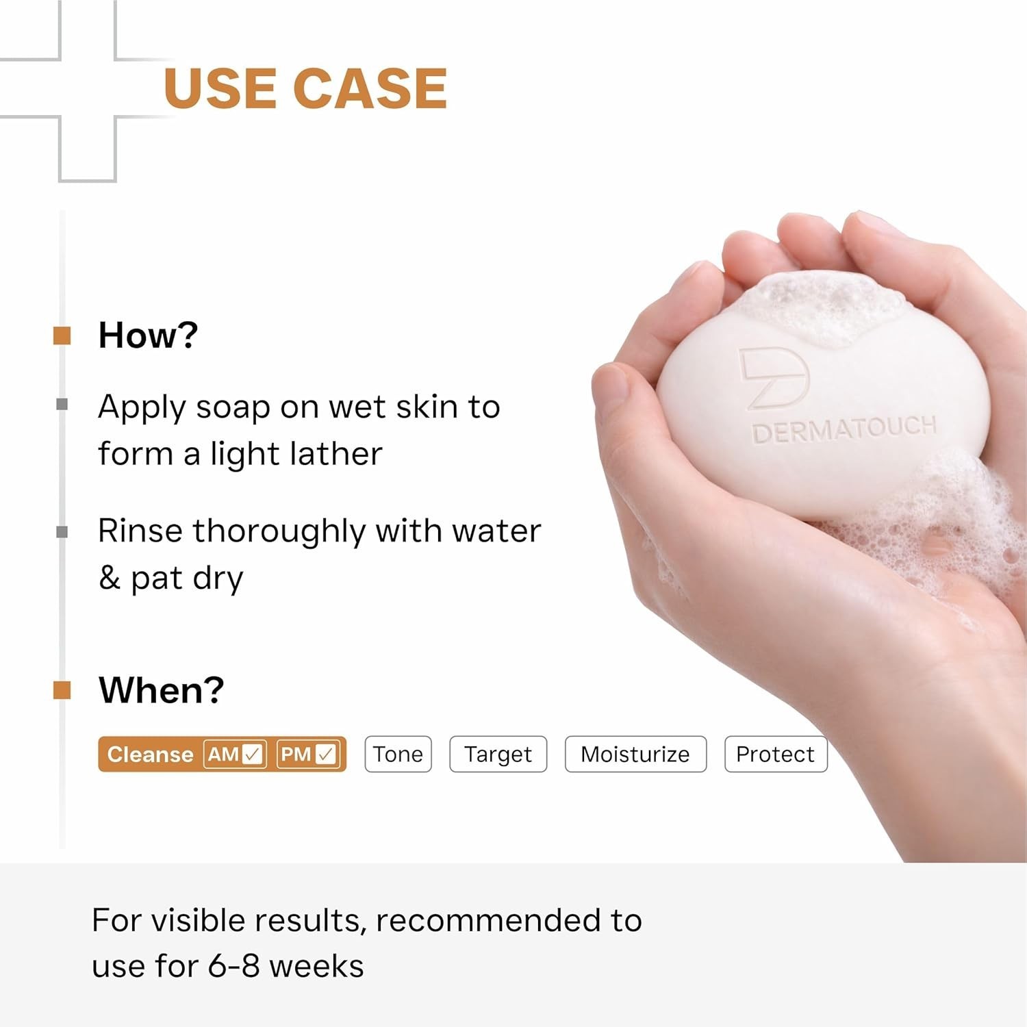 DERMATOUCH Kojic Acid 1% Soap with Glutathione 75g X 4 Pigmentation & Sun Damage