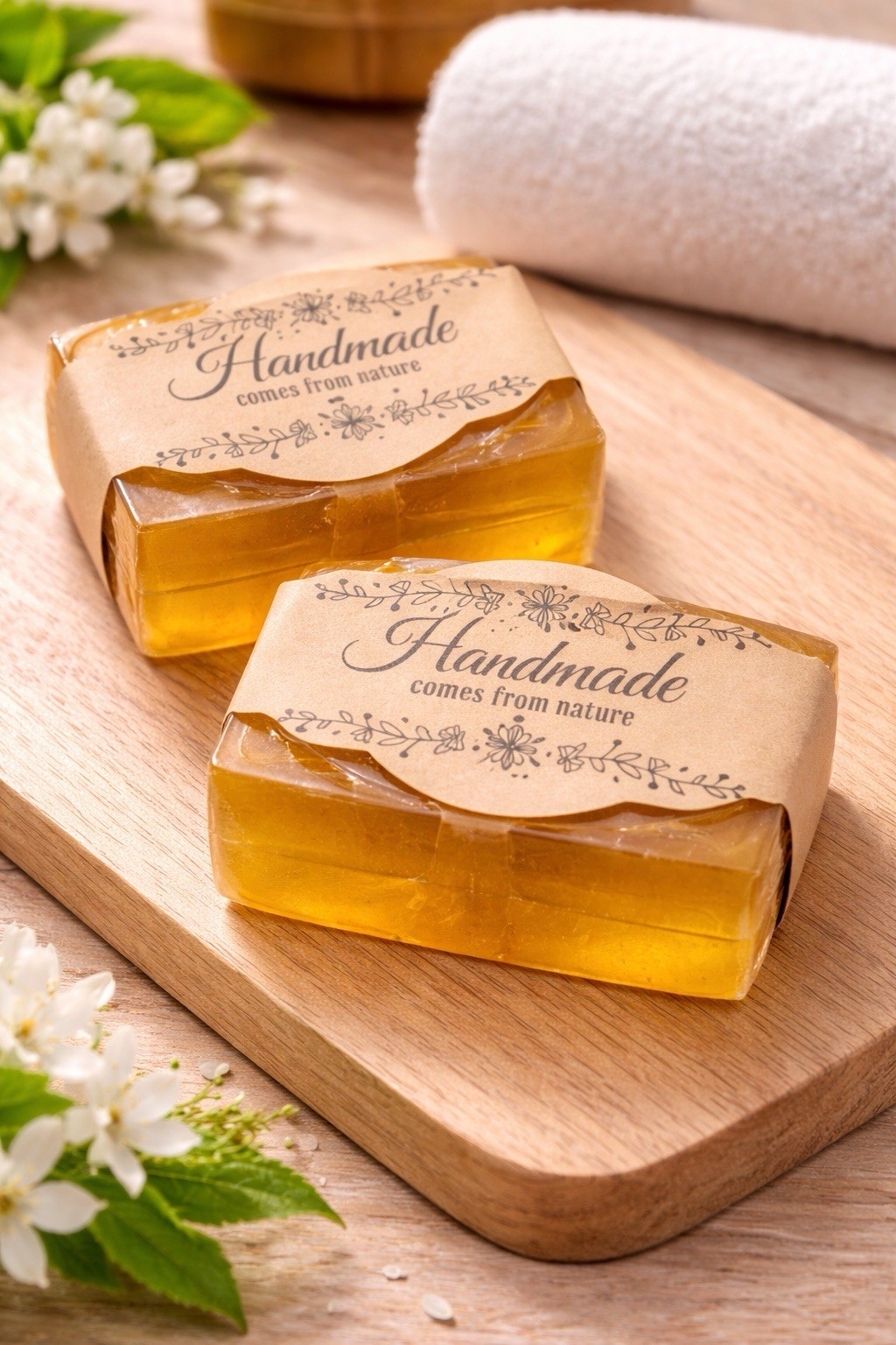 3 Jabones Artesanales de Cúrcuma – Set Natural Hecho a Mano – Cuidado de la Piel