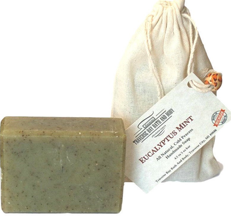 Eucalyptus Mint Handmade Bar Soap – Large 5-6 oz