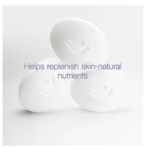 Dove Soap Bar Original White Moisturizing Cream Beauty 135g, 4.75 oz x 12 Pack