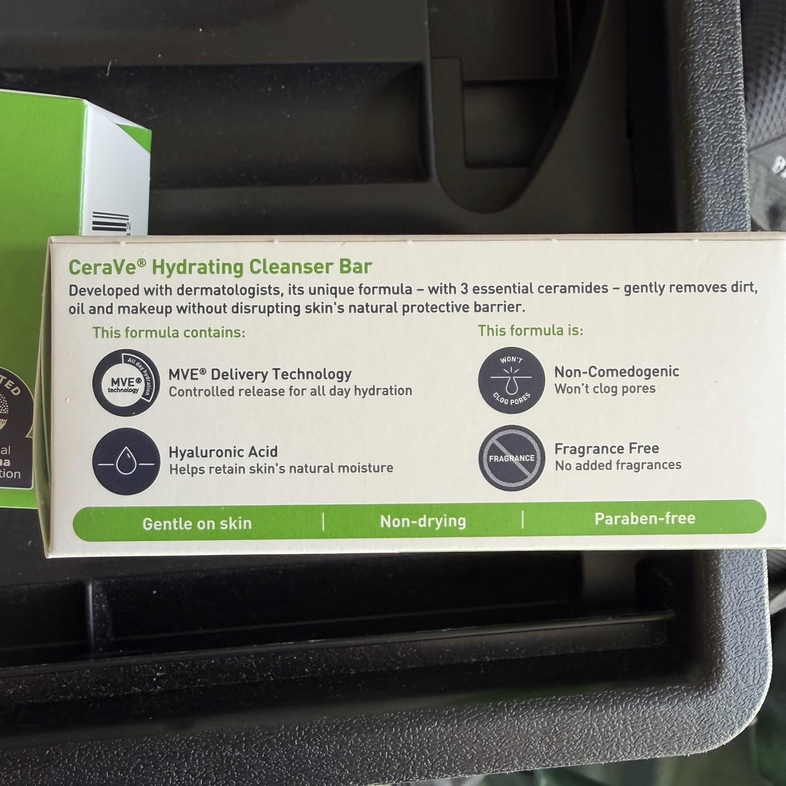 2x CeraVe Hydrating Cleanser Bar – 4.5 oz