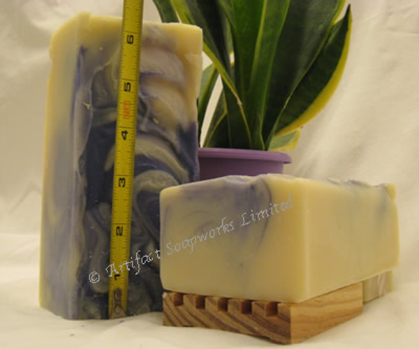 Handmade Soap Loaf – Blueberry Verbena Shea Butter Vegan Olive Oil