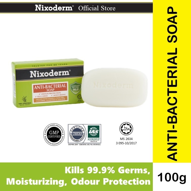 Nixoderm Anti-Bacterial Soap 5x 100g