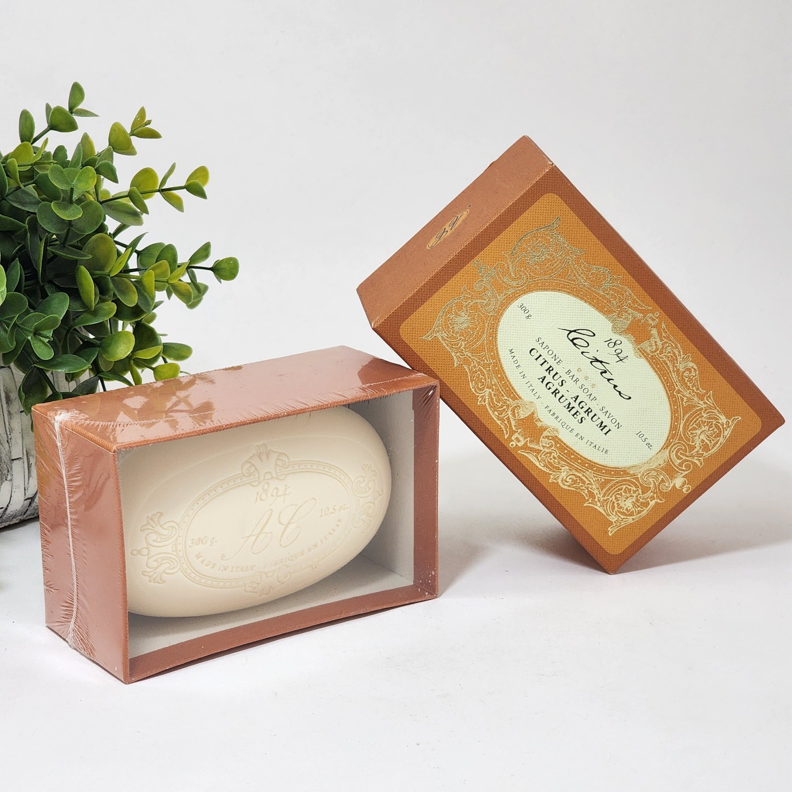 Citrus Bar Soap Tuscan Extra Fine Soap Agrumi by Saponerie Mario Fissi 10.5 oz