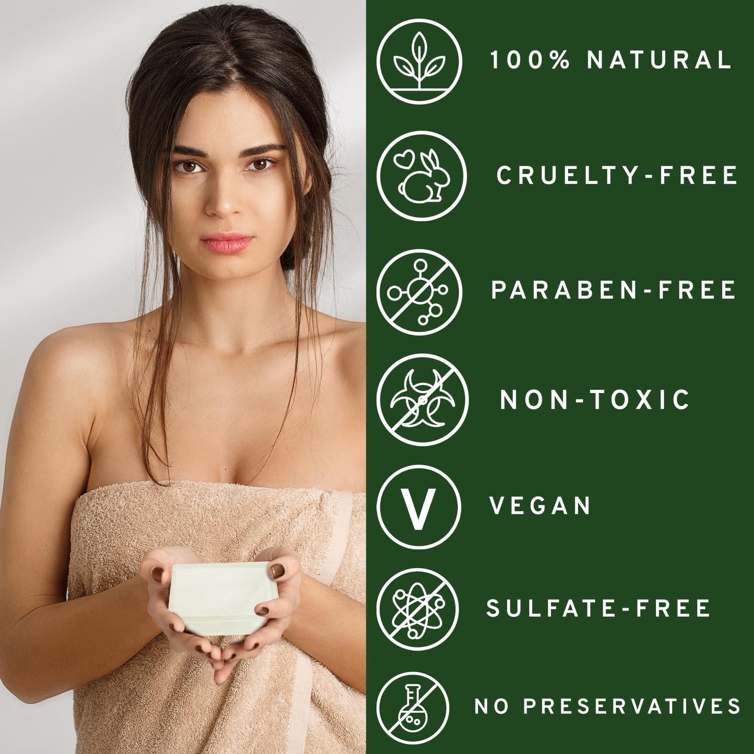 Tea Tree Oil Soap Bar for Face & Body – 4oz Antifungal Antiseptic Natural Remedy