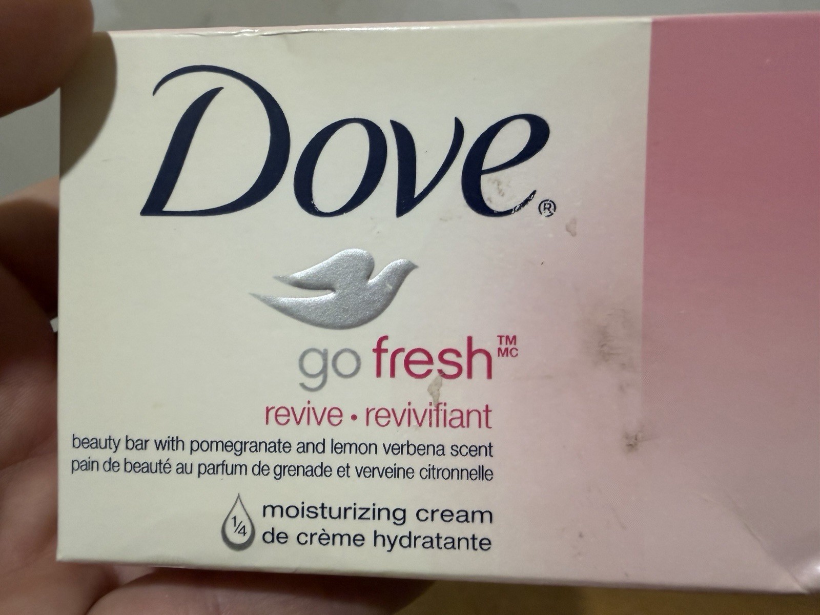 x2 Dove Go Fresh Revive Beauty Bar Soap 4oz Moisturizing Cream Discontinued