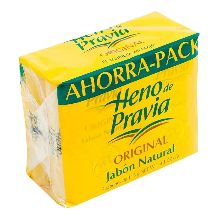 Heno de Pravia (PACK OF 4) Natural Bath Soap 4.1 Ounce