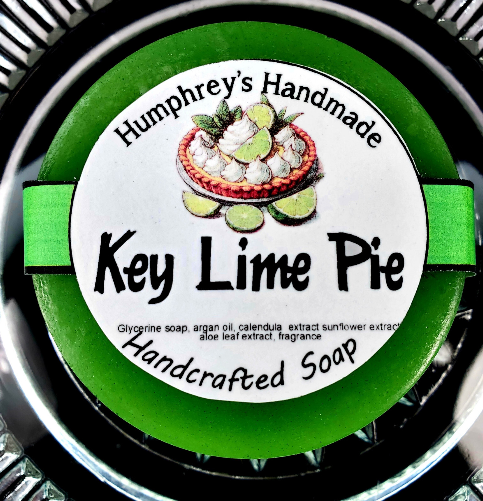 KEY LIME PIE Soap Shave Shampoo Bar Unisex Glycerin Stocking Stuffer Tart Sweet