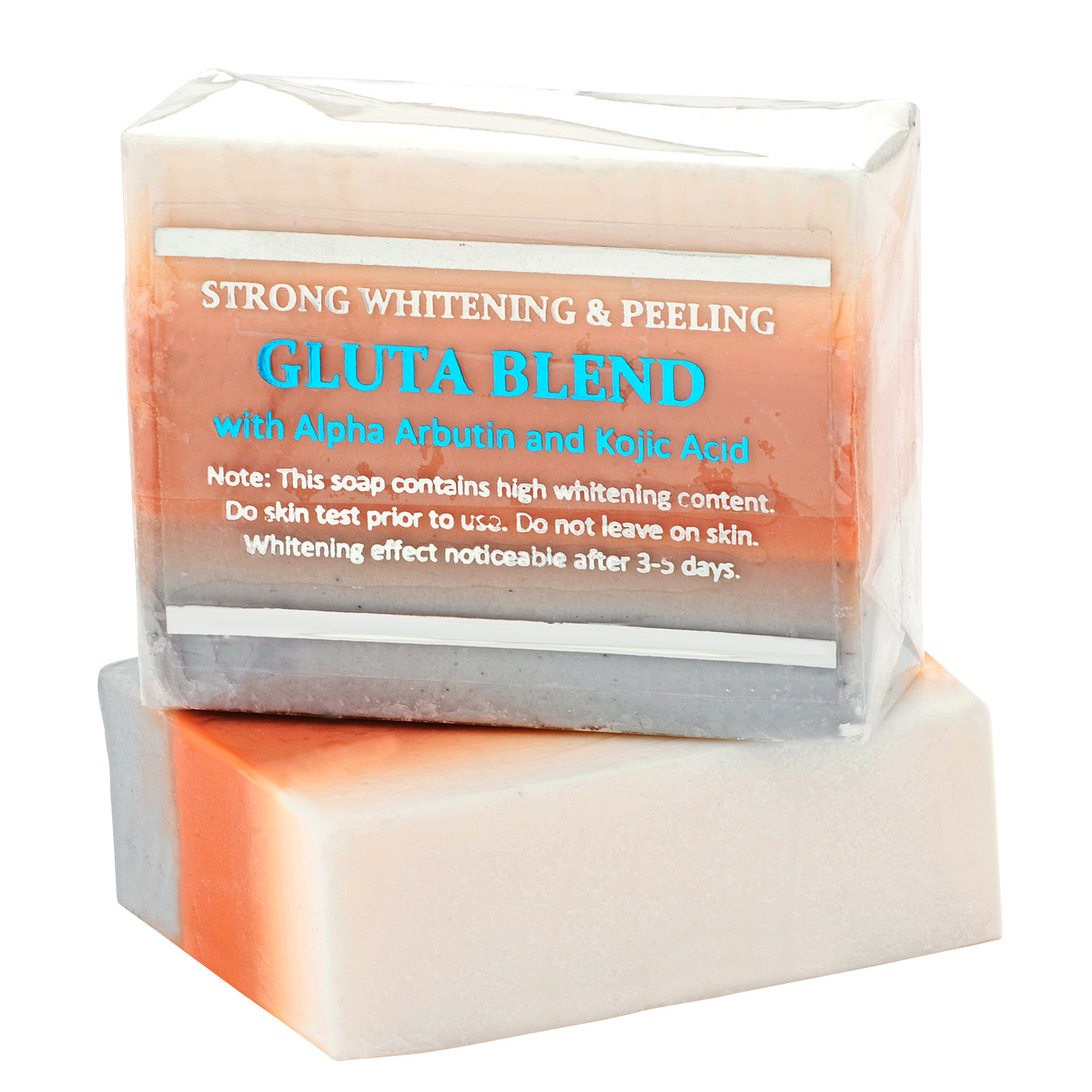 3 Bars Premium Maximum Whitening/Peeling Soap w/Glutathione,Arbutin,& Kojic Acid
