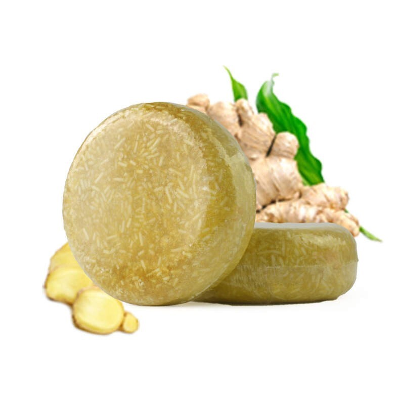 Ginger Hair Regrowth Shampoo Bar, Natural Organic Ginger Shampoo Bar