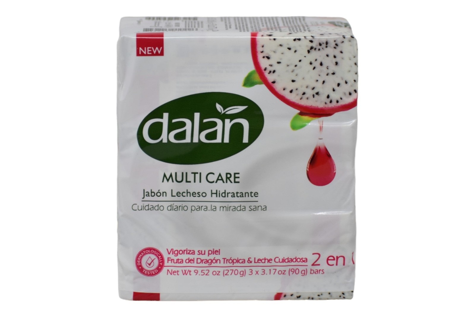 Dalan Multicare Soap Tropic Dragon Fruit Caring Milk 6 Bars x 3.17oz Each