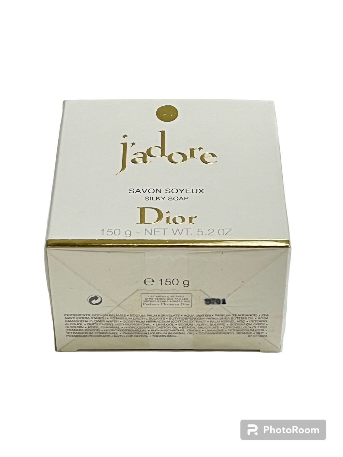Christian Dior ~ J’adore Savon Soyeux Silky Perfume Soap 5.2 oz *BRAND NEW!